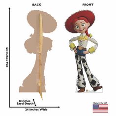 toy story woody the cowgirl paper doll