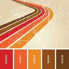 an image of a road going through different colors