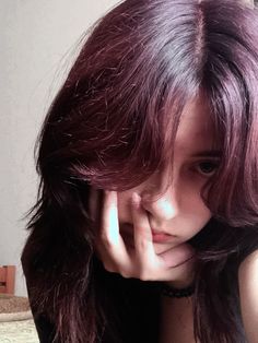 Pelo Color Vino, Cherry Hair, Dyed Hair Inspiration, Wolf Cut, Burgundy Hair, Hair Clothes, Dye My Hair, Hair Dye Colors, Hair Inspo Color