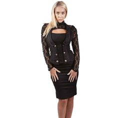 Double Breasted Black Twill Waistcoat Gothic Outfit, Modern Gothic, Corded Lace, Historical Costume, Gothic Outfits