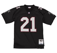 a black football jersey with the number twenty on it's chest and white lettering