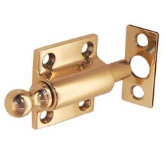 an image of a gold door handle on a white background