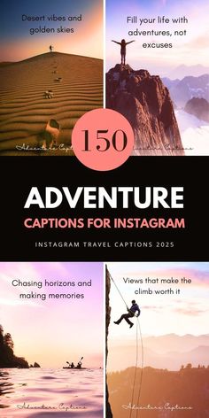 Elevate your adventure posts with the best Instagram captions. Includes wanderlust sayings, journey expressions, and outdoor captions. Save this pin for inspiration and visit the article for more!