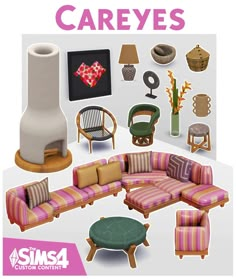 an image of a living room with furniture and accessories on it's cover page