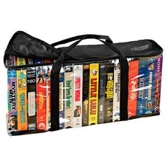 a book bag filled with lots of books