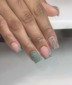 Short Nail Set, Ombre Acrylic Nails, French Tip Acrylic Nails, Her Nails, Work Nails, Classy Acrylic Nails, Exotic Nails