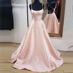 Pink Satin Prom Dress, Light Pink Prom Dress, Graduation Dresses Long, Prom Dresses Cheap, Formal Dresses Graduation, Cheap Formal Dresses, Prom Dresses Long Pink, Prom Dress Plus Size, Pink Prom Dress