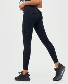 Built with an incredibly soft, stretchy, breathable double-faced fabric and a high-waisted fit, the FIRM ABS Gym Leggings are the support you need to become the very best in performance. Techwear Activewear With Pockets For Workout, Black High Stretch Functional Bottoms, Black Sporty Leggings With Pockets, High Stretch Black Functional Bottoms, Compressive Leggings With Functional Pockets, Functional Pockets Yoga Pants For Gym, Functional High Stretch Black Bottoms, Slim Fit Black Pants With Pockets, Casual Compression Pants With Pockets