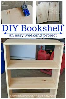 diy bookshelf an easy weekend project