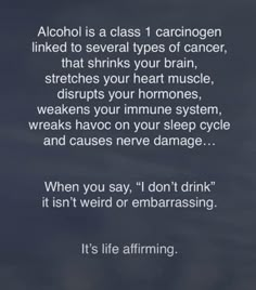 Giving Up Drinking, Quit Drinking, Heart Muscle, Free Lifestyle, Life Affirming, Sleep Cycle, Types Of Cancers