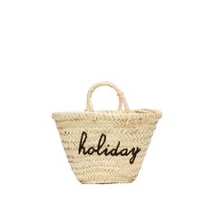 We love this "holiday" basket for holiday decor in the home, as well as a cute little travel bag for your next vacation. It's also a perfect little gift item. Holiday Baskets, Blue Peach, Mini Tote, Children And Family, Women Artisans, Yarn Colors, Easter Baskets, Gift Item, Little Gifts