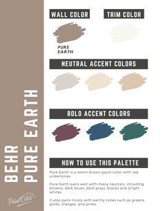 the different shades of paint that you can use to create your own wallpapers