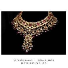 Meena Jewellery, Matte Gold Necklace, Jadau Jewellery, Zardosi Embroidery, Beautiful Bridal Jewelry