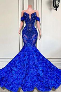 Royal Blue Mermaid Prom Dress, Blue Mermaid Prom Dress, Cap Sleeve Prom Dress, Royal Blue Prom Dresses, Mermaid Prom Dress, Sweetheart Prom Dress, Pretty Prom Dresses, Prom Dresses Online, Prom Dresses With Sleeves