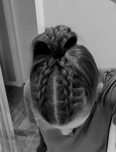 Two braids into high ponytail
Hair inspo Braids Hairstyles For Volleyball, French Braid Hairstyles Into Ponytail, 2 Braids Into Ponytail Sports, 2 Braids And A Ponytail, Braided Hairstyles Ponytail Sports, Two Small Braids Into High Ponytail, Two Braids High Ponytail, High Ponytail Cheer Hairstyles, Braid Into A Ponytail Hairstyles