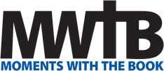 the logo for moments with the book