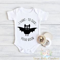 Cute Halloween Onesies, Funny Halloween Onesies, Halloween Onsies, Halloween Baby Onesies, First Halloween Onesie, Halloween Onesie, Goth Baby, Baby First Halloween, Breastfed Baby