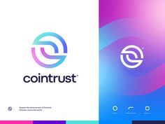 the logo for coin trust, which is designed to look like an e - mail