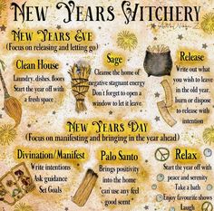 Witchcraft For New Year, New Years Day Witchcraft, Witch Newyear, New Years Witchcraft, New Year Witchcraft, Yuletide Blessings, Midnight Margaritas, Witch Life, Pagan Yule