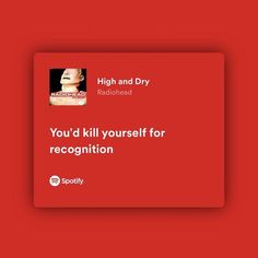 Lyric Spotify, Songs That Describe Me, Meaningful Lyrics, Lyrics Aesthetic, Favorite Lyrics, Me Too Lyrics, Cool Lyrics, Just Lyrics, Radiohead