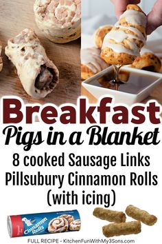 breakfast pigs in a blanket recipe with cinnamon rolls