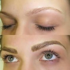 Mircoblading Eyebrows, Permanent Makeup Training, Eyebrows Goals, Permanente Make-up, Brown Eyebrows, Makeup Training, Permanent Cosmetics, Permanent Makeup Eyebrows, Permanent Eyebrows