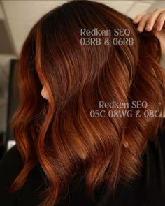 Copper Red Color Formulas, Redken Red Violet Formula, Auburn Shades Eq Formula, Redken Red Hair Color Formulas, Redken Copper Hair Formulas, Redish Brown Hair, Toning Hair