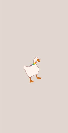 The goose form the Untitled Goose Game with a rainbow coloured knife in its beak Funny Goose Wallpaper, Aesthetic Goose Wallpaper, Duck With Knife Wallpaper Iphone, Untitled Goose Game Wallpaper Iphone, Peace Was Never An Option Goose Wallpaper, Goose Phone Wallpaper, Duck Matching Wallpaper, The Untitled Goose Game, Duck You Wallpaper