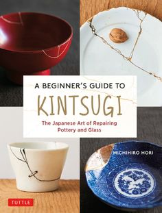 **Named a "Best of Ceramic Books" by Book Riot** Old, broken objects can become more beautiful than ever! The thought of throwing away a cherished dish or mug can be heartbreaking. If you've ever wanted to repair a treasured piece rather than tossing it in the trash--but didn't know how--the traditional Japanese art of Kintsugi ("gold repair") offers the perfect solution! A Beginner's Guide to Kintsugi teaches you the traditional Japanese techniques of pottery and glass repair based on the ancie Glass Book, Metallic Powder, Glass Repair, Traditional Japanese Art, Art Japonais, Washi Paper, Manga Artist, Quentin Tarantino