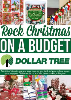 rock christmas on a budget dollar tree