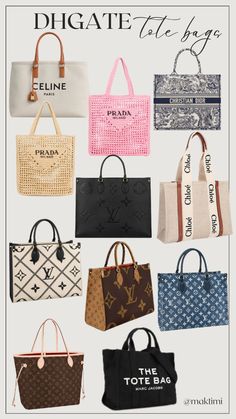 Louis Vuitton 2022 Bag, Dior Summer Bag, Tote Bags Designer Brand, Louis Vuitton Dhgate, Dhgate Designer Bags, Louis Vuitton On The Go Tote, How To Look Boujee On A Budget, Dhgate Louis Vuitton, Dh Gate Designer Bags