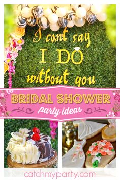 i can't say i do without you bridal shower party ideas