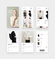 the website design is designed to showcase women's clothing and accessories