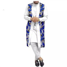 Ankara Pants, Tracksuit Outfits, Latest African Wear For Men, Mens Traditional Wear, African Wear For Men, Men Kaftan, African Suit, Native Wears