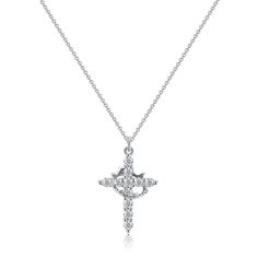 Elegant Gold Cross/Crown Necklace With Cubic Zirconia Stones, Perfect For Any Occasion. Trending!!! 18-20 Inches Adjustable Available In Gold & Silver Formal Cubic Zirconia Cross Necklace, Elegant Cubic Zirconia Cross Necklace, White Gold Cubic Zirconia Cross Pendant Necklace, Silver Cubic Zirconia Cross Necklace Gift, Silver Cross Necklace, Gold Cross-shaped Cubic Zirconia Diamond Necklace, 25th Birthday Gifts, 20 Inch Necklace, Crown Necklace