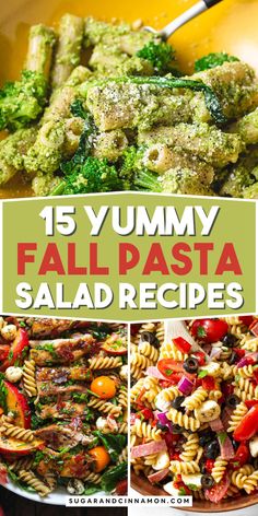 15 yummy fall pasta salad recipes