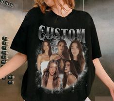 Custom Bootleg Rap Tee for Kids, Custom Photo - Vintage Graphic 90s Tshirt, Custom Photo Shirt, Your Own Bootleg Idea Here ✔️ HOW TO ORDER 1. Make sure that you have read all the information and you have scrolled through all of the photos 2. Once that has been completed, pick your shirt style, size, and color from the dropdown menu 3. If you have more items to order, hit the back button and repeat 4. Once everything is in your cart, select your shipping method, provide your correct address, and hit submit ✔️ NOTE FOR STYLE/SIZE AND COLOR - The print on Kid's T-Shirt will be a little bit small - Measurement and color charts are in the listing photos - Select shirt size and color from the drop-down boxes ✔️ CARE INSTRUCTION - Turn the shirts inside out before washing - Machine wash cold with Vintage Rap Tees, Custom Face Shirt, Bootleg Shirt, Girlfriend Shirts, Rap Tee, Xmas Shirts, T Shirt Photo, Branded Sweatshirts, 90s Vintage