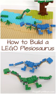 how to build a lego pedisaurus with instructions for building and making it