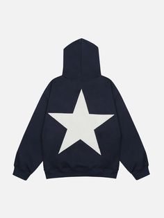 Aelfric Eden Star Print Color Contrast Hoodie – Aelfric eden Top Streetwear Brands, Aelfric Eden, Contrast Hoodie, Hoodie Streetwear, Comfy Hoodies, Print Hoodie, Hooded Sweater, Street Style Outfit