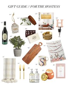 the gift guide for the hostess