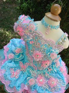 National Glitz Pageant Dress Custom Order by Nana Marie Designs. $975.00, via Etsy. Victoria Dresses, Girls Pageant Dresses Kids, Pageant Coaching