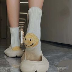 Sexually Suggestive: NoOrigin: Mainland ChinaCN: ZhejiangMaterial: CottonObscene Picture: NoPieces: 2pcsThickness: Thick （Winter)Item Type: StockingsGender: WOMENPattern Type: SolidName: Heel Smiley Sockspackage: 1*pair of socksSize: ONE SIZE(size 36-42)Use for: Christmas gift,home,Pile of socksMaterial: Angora 50% Wool 35% Spandex 15%Color: Apricot, blue, white, pinkGender: unisex Beige Non-slip Socks, Non-slip Comfortable Casual Socks, Comfortable Non-slip Casual Socks, Comfortable Casual Ankle-high Socks, Comfortable Stretch Yellow Socks, Casual Cream Knee-high Socks, Casual Stretch Beige Socks, Trendy Yellow Socks, Trendy Yellow Winter Socks