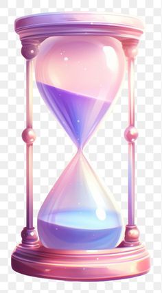 an hourglass on a transparent background with no background, hd png and psd