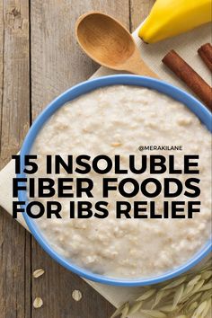 15 Best Insoluble Fiber Foods for Digestive Health | Soluble and insoluble fiber are both important for healthy digestion, each with different functions. Insoluble fiber speeds the passage of food through the stomach and intestines. It also adds bulk to your stool, regulates blood sugar, and can help with IBS symptoms. There are tons of healthy sources of insoluble fiber, and we're sharing a list of foods to help you make meals and recipes that promote regular bowel movements. How To Regulate Bowel Movements, Water Soluble Fiber Foods, Soluble Fiber Foods Meals, Insoluble Fiber Recipes, Low Fiber Low Residue Recipes, Soluble And Insoluble Fiber Foods List, Foods For Digestive Health, Best Foods With Fiber, Increasing Fiber Intake