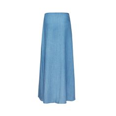 A denim maxi skirt made from soft Tencel, designed for a loose, comfortable fit, this style features a a split on the side. Every piece is handmade in our Barcelona atelier Urban Maxi Tencel Skirt Side zip closer Fit: Regular Main Fabric: 100 % Tencel  Made in our Barcelona atelier   Care Instructions: Wash once separately in cold water before wearing. Do not bleach. Low iron. Tumble dry Denim Maxi, June Birthstone Jewelry, Denim Maxi Skirt, Gifts For New Mums, Zodiac Jewelry, Pearl Jewellery Earrings, Jewelry Ring Box, Street Wear Urban, Evil Eye Jewelry