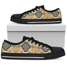 Native American Shoes, Geometric United Tribe Symbol Native American Pride Low Top Shoes, Native American Low Top Shoes – Excoolent Low Top Shoes epitomize casual sophistication. Meticulously crafted for both comfort and style, they offer a versatile footwear option. The sleek, low-profile design exudes a modern, understated elegance. With a range of colors and materials... Top Trending Shoes, American Shoes, Feather Headdress, Low Top Shoes, Aqua Shoes, Soft Textiles, American Pride, Dinosaur Print, Custom Shoes