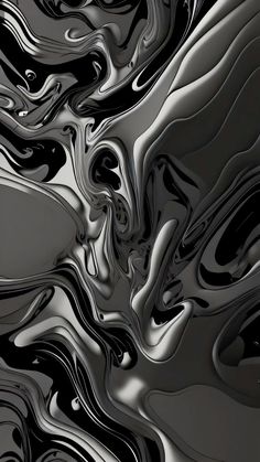 an abstract black and white background with wavy lines