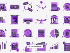 Financial 3D Icon Icon Illustrations, 3d Blender, Design Guidelines, 3d Assets, Wireframe Kit, Wireframe, Design System