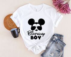 Disney Birthday Boy Shirt, Disney Birthday Shirt Mickey Birthday Boy Shirt, Disney Shirts Birthday Boy, My First Disney Trip Shirt Boy, White Mickey Mouse T-shirt For Birthday, Disney Birthday Boy Shirt, Mickey Mouse Crew Neck Top For Birthday, Mickey Mouse Crew Neck T-shirt For Birthdays, Mickey Mouse Crew Neck T-shirt For Birthday, White Mickey Mouse Top For Birthday