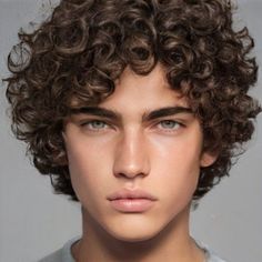 Artbreeder Male Curly Hair, Long Curly Boys Haircut, Curly Teen Boy Hair Styles, Long Curly Mens Haircut, Boys Long Curly Hairstyles, Male Curly Haircut, Boys With Long Curly Hair, Mid Length Curly Hair Men, Hair Styles Men Curly